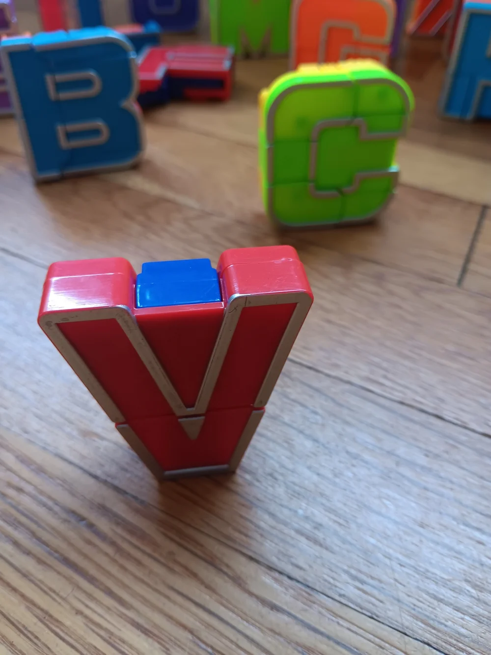 Colorful Alphabet Robot Set